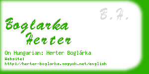 boglarka herter business card