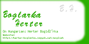 boglarka herter business card
